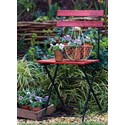 Beautiful Blanks Card - Pots On Garden Chair 