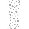Tissue Pack - Silver Stars/White  (3 Sheets)