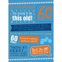 Age To Celebrate Card - 60 Text