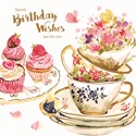 Birthday Treats Card Collection - Teacups