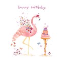 Marie Curie Happy Days Card Collection - Flamingo