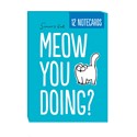 Simon's Cat Stationery - A6 Notecard Pack (12) - Meow You Doing?/Two Cats