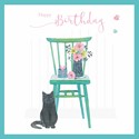 Say It With Flowers Card Collection - Cat & Chair