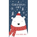 Christmas Card (Single) - Money Wallet - Polar Bear
