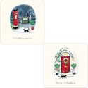 Luxury Christmas Card Pack - Cats & Post