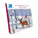RSPB Small Square Christmas Card Pack - Woodcut Winter
