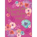 Family Circle Card - Grandma - Pink Floral
