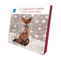 RSPB Luxury Christmas Card Pack - Snowflakes Falling