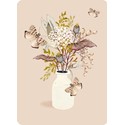 Botanical Blooms Card Collection - Peach With Vase