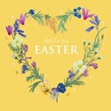 Easter 5 Card Pack - Floral Heart