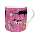 Cat & Floral Pattern - Tarka Mug