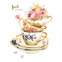Mini Notecard Pack (6 Cards) - Time For Tea