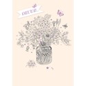 Mini Notecard Pack (6 Cards) - Floral Vase