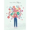 Family Circle Card - Mum - Bunch Of Flowers