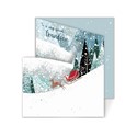 Christmas Card (Single) - Grandson - Santa Sleigh