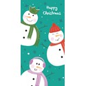 Christmas Card (Single) - Money Wallet - Fun Snowman