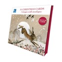 Moonlit Winter - RSPB Luxury Christmas 10 Card Pack