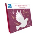 Peace On Earth - RSPB Small Square Christmas 10 Card Pack