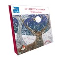 Stag & Robin - RSPB Small Square Christmas 10 Card Pack