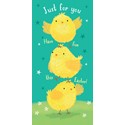 Easter Card - Trio of Chicks