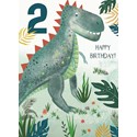 Party Time Card - Dinosaur (Age 2)