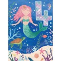 Party Time Card - Mermaid (Age 4)