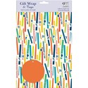 Gift Wrap & Tags - Candles (2 Sheets & 2 Tags)