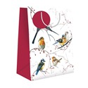 Xmas Gift Bag (Medium) - Birds & Berries