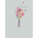 Get Well Soon Card - Floral Vase
