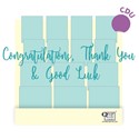 Congratulations, Thank You & Good Luck Card Package 2024