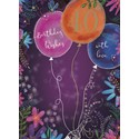 Age to Celebrate Card - 40 - Floral Balloons
