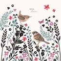 Brush & Ink Card Collection - Wildflower Birds