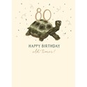 Age to Celebrate Card - 80 - Old Timer Tortoise