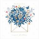 Blue Willow Card Collection - Floral Envelope