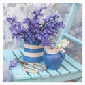 The Garden Studio Card - Bluebells in Blue & White Jugs