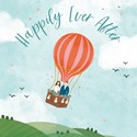 Wedding Card - Hot Air Balloon