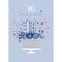 Age to Celebrate - 70 - Blue Willow Cake
