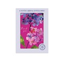 Mini Notecard Pack (6 Cards) - Watercolour Hydrangeas