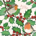 [Pre-Order] Charity Christmas Card Pack - Holly Berry Robins