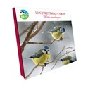 [Pre-Order] Blue Tits on Branches - RSPB Small Square Christmas 10 Card Pack