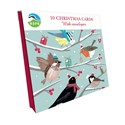 [Pre-Order] Cheery Festive Birds - RSPB Small Square Christmas 10 Card Pack