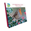 [Pre-Order] Chirpy Robin - RSPB Small Square Christmas 10 Card Pack