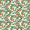 [Pre-Order] Christmas Wrap & Tags - Holly, Berries & Robins (5 Sheets & 5 Tags)