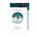 [Pre-Order] Christmas Card (Single) - Wife - Penguins & Night Sky