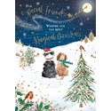 [Pre-Order] Christmas Card (Single) - Special Friends - Dogs & Night Sky