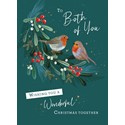 [Pre-Order] Christmas Card (Single) - Both Of You - Robins On Foliage