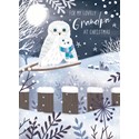 [Pre-Order] Christmas Card (Single) - Grandpa - White Owl Snuggle