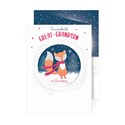 [Pre-Order] Christmas Card (Single) - Great Grandson - Fox In A Wreath