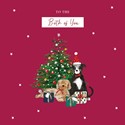 [Pre-Order] Christmas Card (Single) - To The Both Of You - Dogs, Tree & Gifts