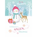 [Pre-Order] Christmas Card (Single) - Mummy - Snowman & Deer